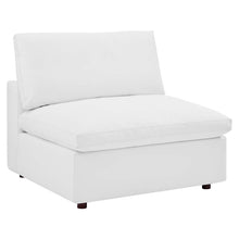 Load image into Gallery viewer, Commix Down Filled Overstuffed Vegan Leather Armless Chair by Modway
