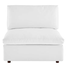Load image into Gallery viewer, Commix Down Filled Overstuffed Vegan Leather Armless Chair by Modway
