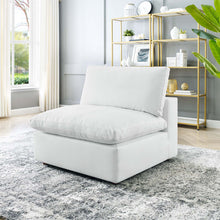 Load image into Gallery viewer, Commix Down Filled Overstuffed Vegan Leather Armless Chair by Modway
