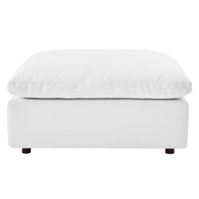Load image into Gallery viewer, Commix Down Filled Overstuffed Vegan Leather Ottoman by Modway
