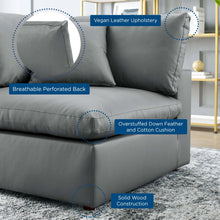 Load image into Gallery viewer, Commix Down Filled Overstuffed Vegan Leather Corner Chair by Modway
