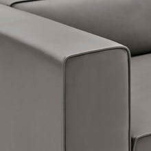 Load image into Gallery viewer, Mingle 4-Piece Vegan Leather Sectional Sofa by Modway
