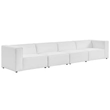 Load image into Gallery viewer, Mingle 4-Piece Vegan Leather Sectional Sofa by Modway
