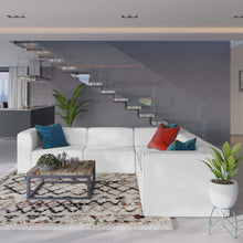 Load image into Gallery viewer, Mingle 5-Piece Vegan Leather Sectional Sofa by Modway
