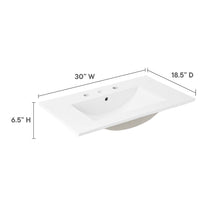 Load image into Gallery viewer, Cayman 30&quot; Bathroom Sink by Modway
