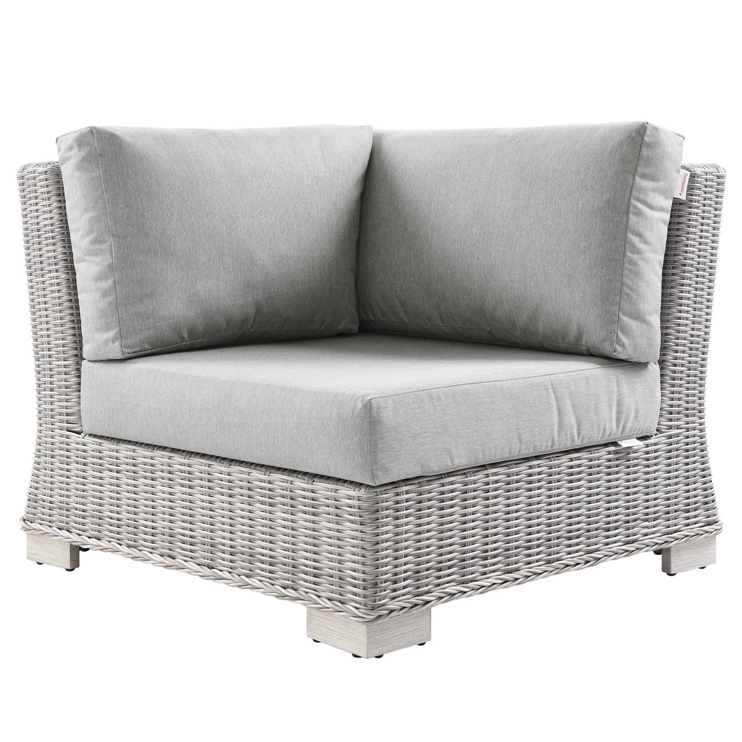 Conway Outdoor Patio Wicker Rattan Corner Chair by Modway