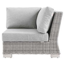 Load image into Gallery viewer, Conway Outdoor Patio Wicker Rattan Corner Chair by Modway
