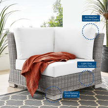 Load image into Gallery viewer, Conway Outdoor Patio Wicker Rattan Corner Chair by Modway
