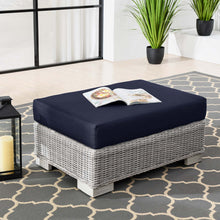 Load image into Gallery viewer, Conway Outdoor Patio Wicker Rattan Ottoman by Modway
