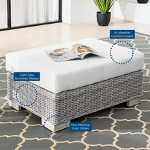Load image into Gallery viewer, Conway Outdoor Patio Wicker Rattan Ottoman by Modway
