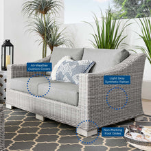 Load image into Gallery viewer, Conway Outdoor Patio Wicker Rattan Loveseat by Modway
