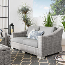 Load image into Gallery viewer, Conway Outdoor Patio Wicker Rattan Loveseat by Modway
