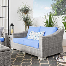 Load image into Gallery viewer, Conway Outdoor Patio Wicker Rattan Loveseat by Modway
