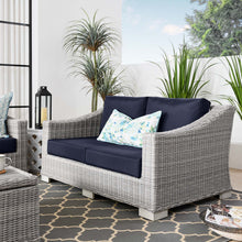 Load image into Gallery viewer, Conway Outdoor Patio Wicker Rattan Loveseat by Modway

