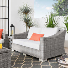 Load image into Gallery viewer, Conway Outdoor Patio Wicker Rattan Loveseat by Modway
