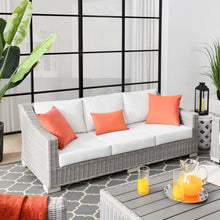 Load image into Gallery viewer, Conway Outdoor Patio Wicker Rattan Sofa by Modway

