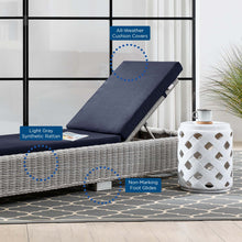 Load image into Gallery viewer, Conway Outdoor Patio Wicker Rattan Chaise Lounge by Modway

