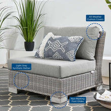 Load image into Gallery viewer, Conway Outdoor Patio Wicker Rattan Armless Chair by Modway
