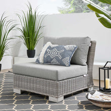 Load image into Gallery viewer, Conway Outdoor Patio Wicker Rattan Armless Chair by Modway
