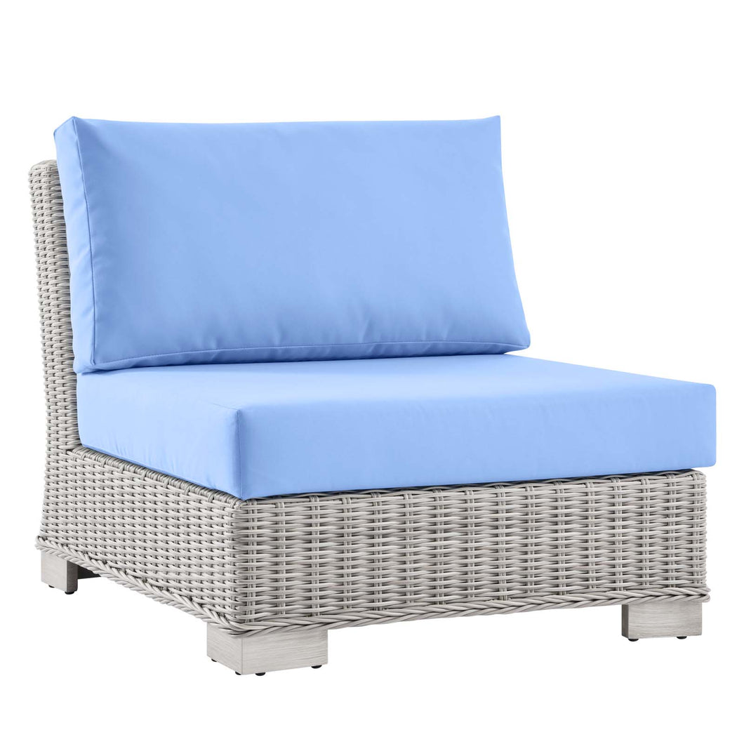 Conway Outdoor Patio Wicker Rattan Armless Chair by Modway