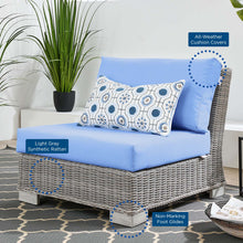 Load image into Gallery viewer, Conway Outdoor Patio Wicker Rattan Armless Chair by Modway
