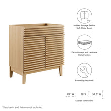 Load image into Gallery viewer, Render 30&quot; Bathroom Vanity Cabinet (Sink Basin Not Included) by Modway
