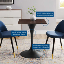 Load image into Gallery viewer, Lippa 24&quot; Square Wood Dining Table by Modway
