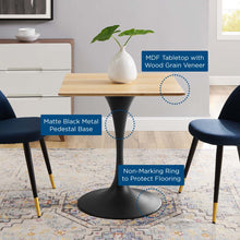 Load image into Gallery viewer, Lippa 28&quot; Square Wood Dining Table by Modway
