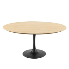 Load image into Gallery viewer, Lippa 60&quot; Round Wood Grain Dining Table
