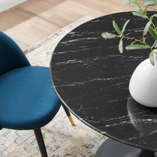 Load image into Gallery viewer, Lippa 40&quot; Round Faux Marble Dining Table by Modway
