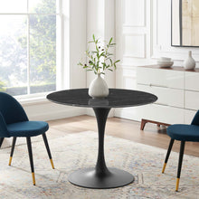 Load image into Gallery viewer, Lippa 40&quot; Round Faux Marble Dining Table by Modway

