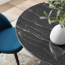 Load image into Gallery viewer, Lippa 48&quot; Round Faux Marble Dining Table by Modway
