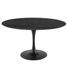 Load image into Gallery viewer, Lippa 54&quot; Round Faux Marble Dining Table by Modway

