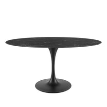 Load image into Gallery viewer, Lippa 60&quot; Oval Artificial Marble Dining Table
