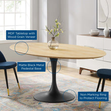 Load image into Gallery viewer, Lippa 78&quot; Oval Wood Dining Table by Modway
