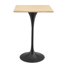 Load image into Gallery viewer, Lippa 28&quot; Square Wood Bar Table by Modway
