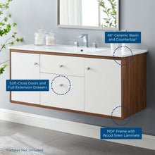 Load image into Gallery viewer, Transmit 48&quot; Wall-Mount Bathroom Vanity by Modway

