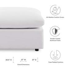 Load image into Gallery viewer, Commix Overstuffed Outdoor Patio Ottoman by Modway
