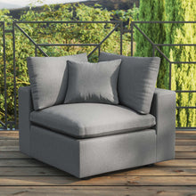 Load image into Gallery viewer, Commix Overstuffed Outdoor Patio Corner Chair by Modway

