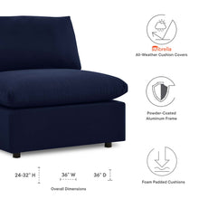 Load image into Gallery viewer, Commix Sunbrella¨ Outdoor Patio Armless Chair by Modway
