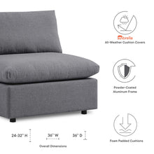 Load image into Gallery viewer, Commix Sunbrella¨ Outdoor Patio Armless Chair by Modway

