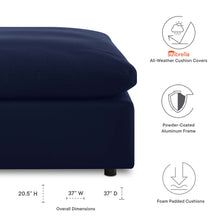 Load image into Gallery viewer, Commix Sunbrella¨ Outdoor Patio Ottoman by Modway
