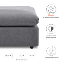 Load image into Gallery viewer, Commix Sunbrella¨ Outdoor Patio Ottoman by Modway
