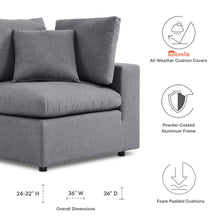 Load image into Gallery viewer, Commix Sunbrella¨ Outdoor Patio Corner Chair by Modway
