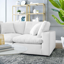 Load image into Gallery viewer, Commix Down Filled Overstuffed Vegan Leather Loveseat by Modway
