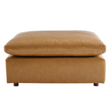 Load image into Gallery viewer, Commix 4-Piece Down Filled Overstuffed Vegan Leather Sectional Sofa by Modway
