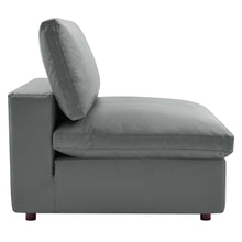 Load image into Gallery viewer, Commix 5-Piece Down Filled Overstuffed Vegan Leather Sectional Sofa by Modway

