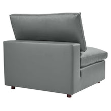 Load image into Gallery viewer, Commix 8-Piece Down Filled Overstuffed Vegan Leather Sectional Sofa by Modway

