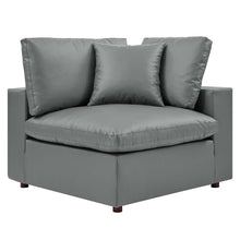 Load image into Gallery viewer, Commix 8-Piece Down Filled Overstuffed Vegan Leather Sectional Sofa by Modway
