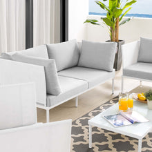Load image into Gallery viewer, Harmony 5-Piece Sunbrella¨ Outdoor Patio Aluminum Furniture Set by Modway
